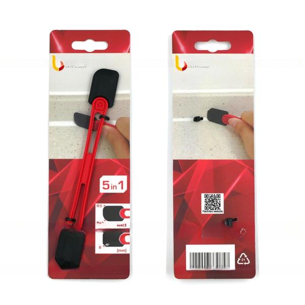 1PC 5in1 Caulking Scraper Tool Plastic Handy Razor Silicone Spatula Scraper