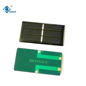 0.36W Customized Epoxy Mini Solar Panel ZW-62325 Portable Epoxy Pet Mini Solar