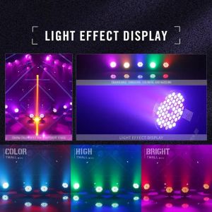 Stage LED Light Party Par Light Rgb 54*3w 3in1 Led Par Can Light Dj Disco Party