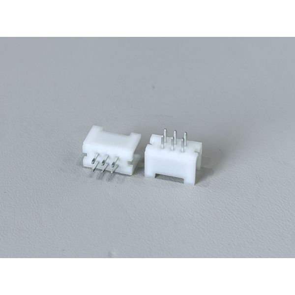 2.00mm Pitch Dual-Row Right-Angle Pin Header Connector | 2×3P 6 PIN PCB Electronic Signal Connector for Automotive, Server & Power Applications