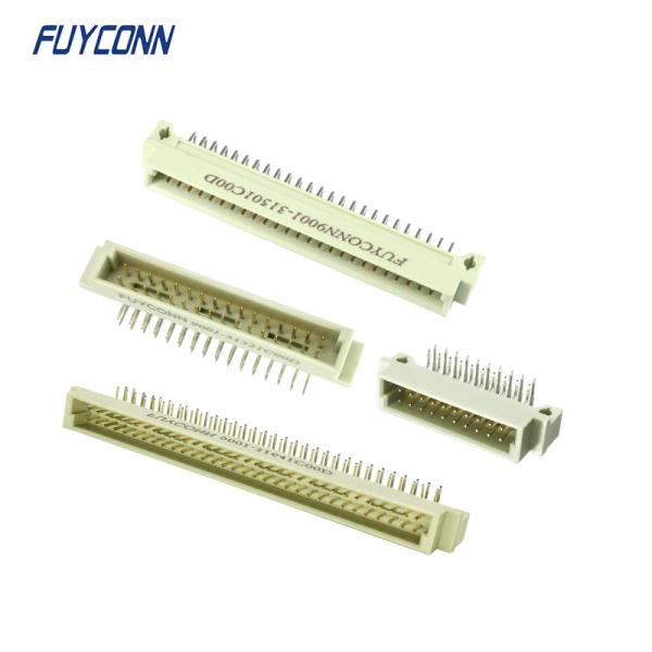 2 Rows Euro DIN41612 Connector 20pin 32pin 50pin 64pin Right Angle PCB Male