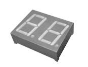 Cheap 7 Segment Multi Segment LED Display 0.56 Inch Dual Digits For Indoor for sale