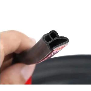 Rubber U Shape Trim-Lock Plastic Vinyl Edge Trim Molding with Steel Belt Insert