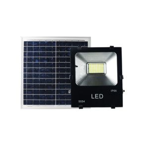 Solar Panel 150 W Industrial LED Flood Lights Timing Remote Control + Light