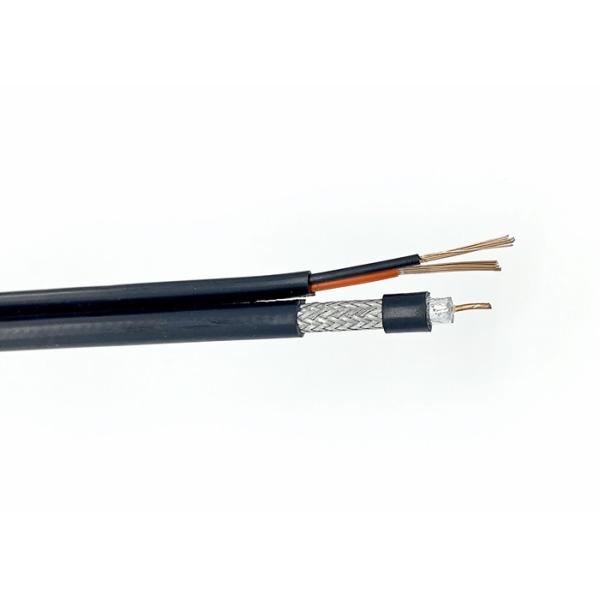 RG59B/U+2x0.75mm² Siamese Coax Cable Transfer Power and Video Signal for CCTV