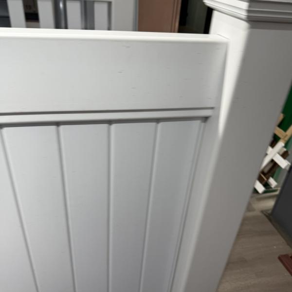 Quality High Impact 6x8ft UV Resistant Vinyl White Privacy Fence Easy To Install wholesale