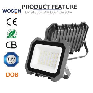 Ip65 20w Outdoor LED Solar Flood Lights Modular Explosion Proof
