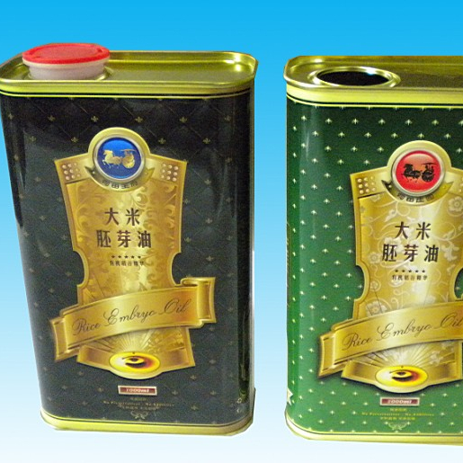 Wholesale 1-5 Liter Olive Oil Tin Can with 0.20-0.35mm Thickness and 116*59