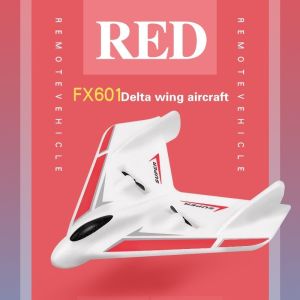 Cheap Newly Designed Fx-601 RC Fighter Jet 2.4G Remote Control Fixed Wing Airplane with Spare Propeller and 380g Single Weight for sale