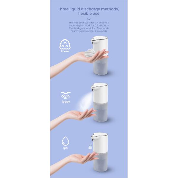 400ml Touchless Automatic Soap Dispenser 4 Speed Adjustment Waterproof Smart Dispenser