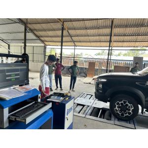 Vehicle Inspections Equipments Vehicle Test Lane 5 In 1 Roller Brake Tester Axle