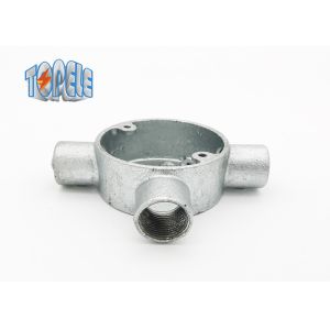 Oem Design Conduit Galvanized Fittings Malleable IronTee Circular Electrical Box