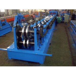 15-20 MPa Hydraulic Pressure C Z Purlins Rolling Machine With Chain Transmission