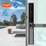 Semi Automatic Sliding Door Lock Smart TTLock Fingerprint Code Card Access