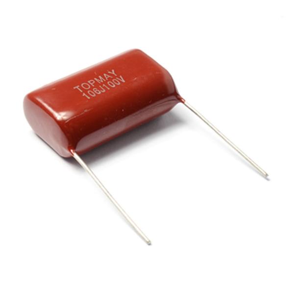 Quality CL21 Metallized Polyester Film Capacitor 10uF For Audio 106J100V P27.5mm wholesale