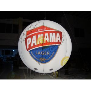 Customized Inflatable Advertising Balloon , LED Light Inflatable Helium Balloon