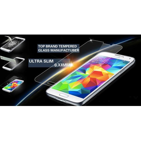 Quality Samsung tempered glass screen protector 0.33mm 9H hardness high transparency clear vision wholesale