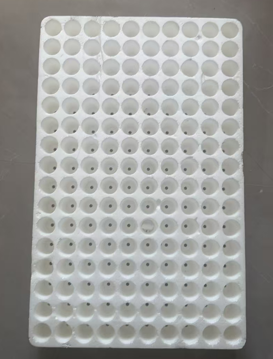 160-cell round sowing tray, floating seedling tray