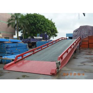 CE Certification Steel Mobile Loading Ramps With 10 Ton Capacity