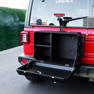 JL JK External Accessories Hitch Mount Metal Box with Custom Powder Coating in