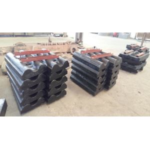 China Mn Alloy Steel Ball Mill Liner Plate and rod mill liner with  High Wear Resistant and long life on sale