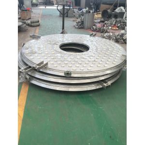 316L Plate HMI Tray Drier With Conductive Oil Heating System