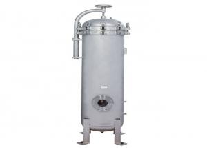 China Sanitary 316 Stainless Steel Bag Filter Housing For Water Filtration on sale