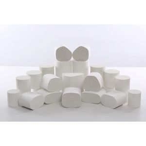 Round White Honeycomb Ceramic Carrier , car Catalyst Supports