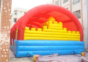 Cheap Rent Inflatable Bouncy Castle For Jumping / Outdoor Inflatable Fun City for sale
