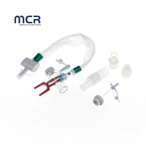 T Type Head Closed Suction Catheter with Thumb Control Valve