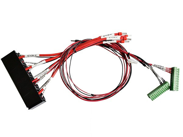 300V IP67 600mm Red Robot Wiring Harness With Low Conduction And Insulation