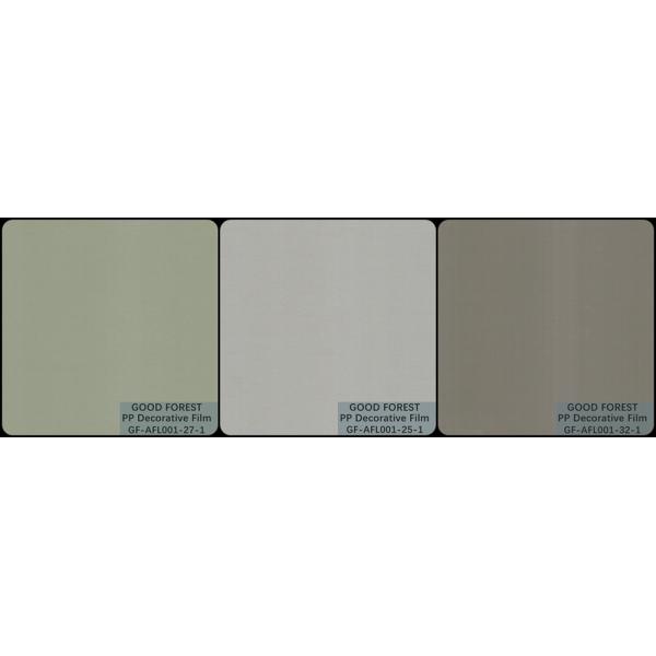 Decorative White Polypropylene Film Degradable Skin Feeling Series