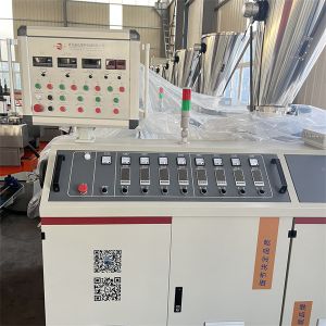 Screw Barrel Plastic PVC Pipe Machine , Customized PVC Extruder Machine