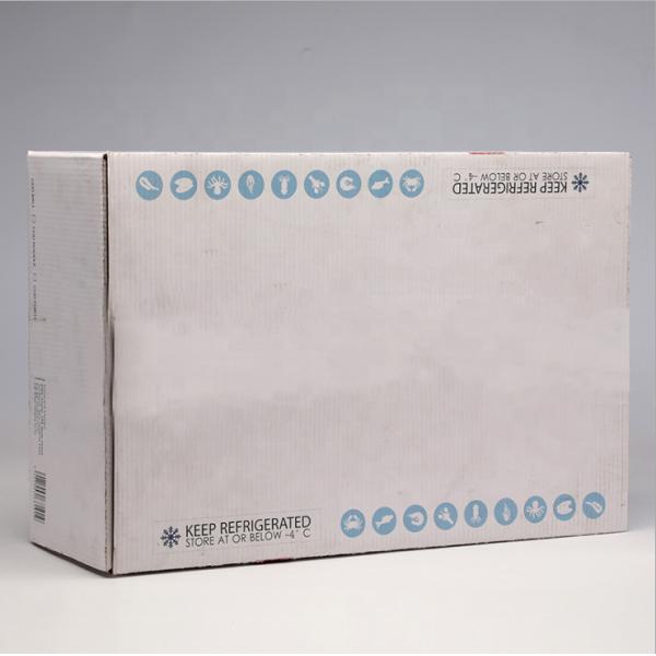 Corrugated Board Paper Eco Friendly Food Packaging For Frozen Food
