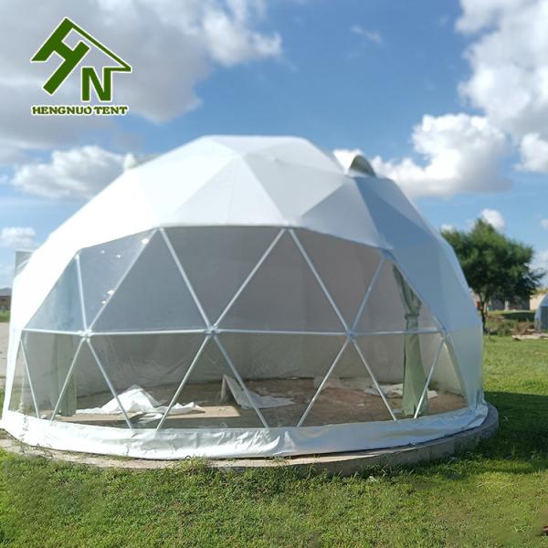 White Hot Dip Galvanized Tubes Party Dome Tent Snow Load 75KG/SQM