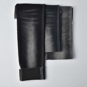 Twill Woven Cotton Polyester Spandex Stretch Denim Fabric QY014 12.4 Oz