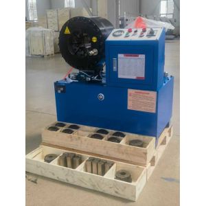 4 Inch Hydraulic Hose Crimping Machine with PLC Control 16 Dies 6-102mm Range
