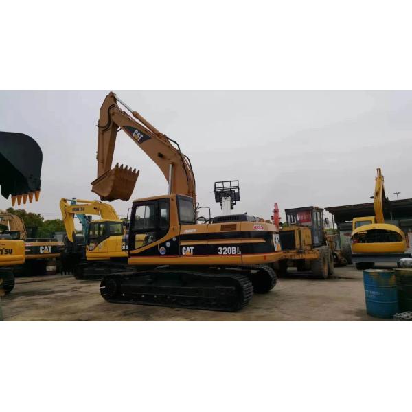 High-Performance Caterpillar 320BL Excavator with 126 kN Bucket Pole Digging