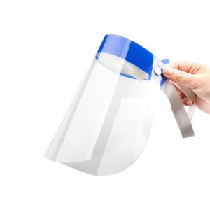 Professional Clear Plastic Full Face Shield Visor Customized Sublimation