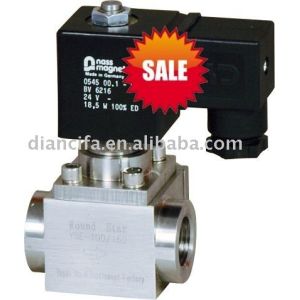 SS304 High Pressure Solenoid Valve with Nass Coil 1.6MPA G1/4"~1" Port and 3