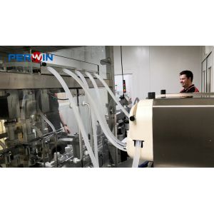 Servo Motor Driven Animal Sera Filling Machine with Bottle Separating Method