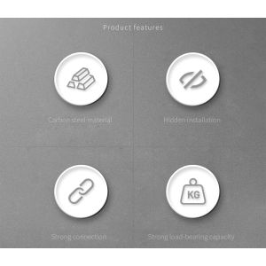 32mm Steel Minifix Spreading Bolts With M6 Thread, Furniture Connector for panel