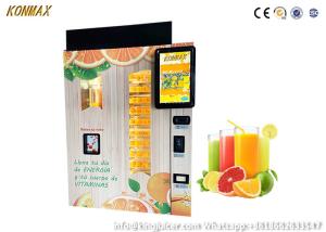 Cheap Coins And Notes Acceptors Orange Juice Vending Machine With Smart Change System for sale