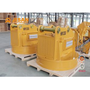 High Temperature Excavator Round Lifting Magnet For Scraps Attachment