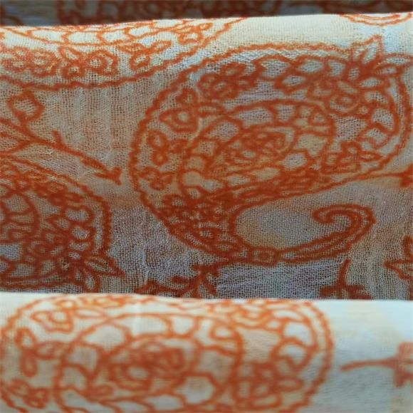 Quality 70gsm 56" Crinkle Chiffon Fabric 50d For Ladys Skirts wholesale