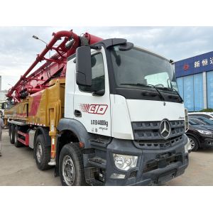 2020 Sany 62 Meters Concrete Pump Truck with 5-Section Folding Boom 170 m³/h Pumping Capacity and 13.5 MPa Concrete Pressure