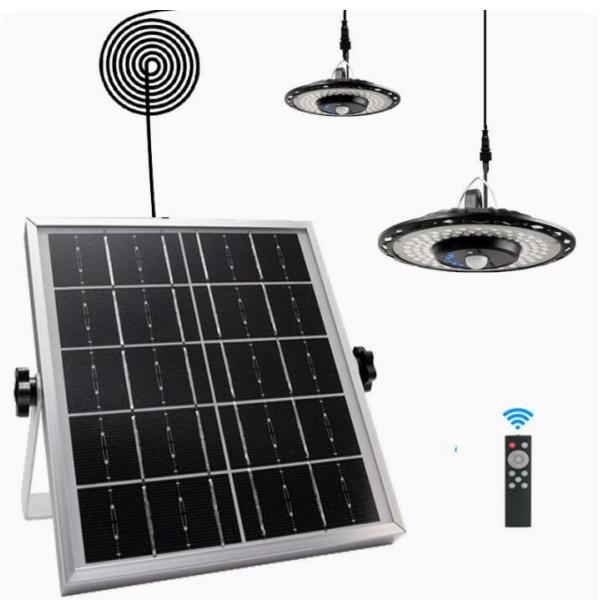 3 Color Temperature 3000LM Ceiling Lighting Motion Sensor Solar Shed Light Indoor Outdoor,