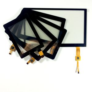 Cheap Projective Capacitive Touch Screen with USB Interface , KIOSK 10.1&quot; Touch Panel for sale