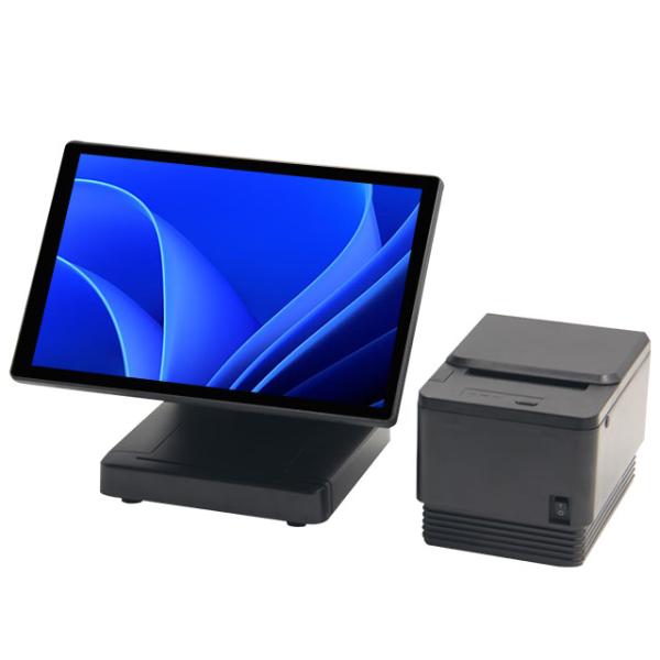 12.5'' All In One POS Machine with Dual Touch Screens and 7" Full HD Customer Display