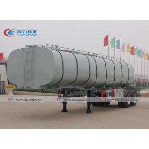 2 Axle 30000L Heated Asphalt Tank Trailer With Insulation Layer And Burner